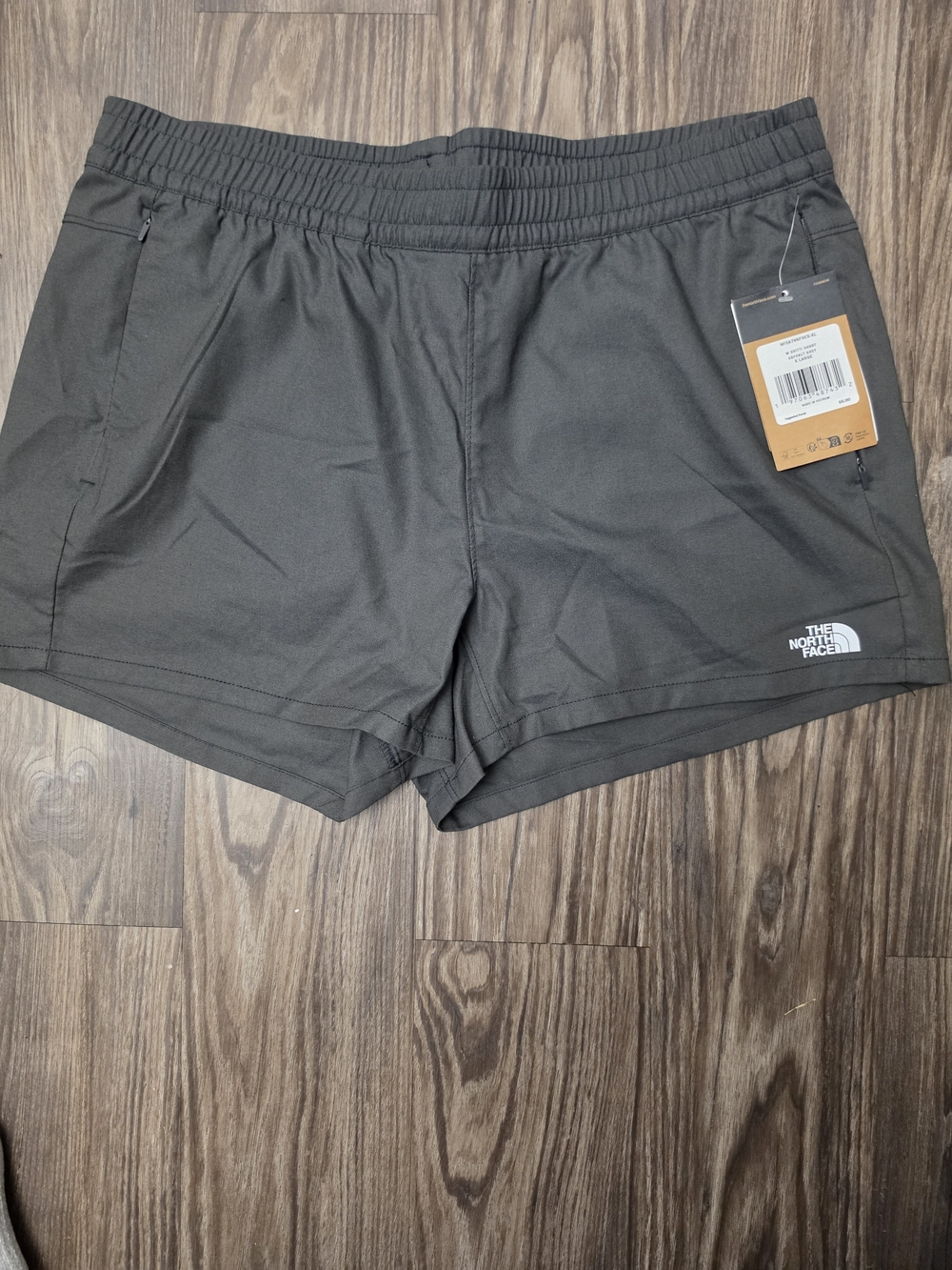 The North Face Women's Grey Charcoal Britti Athletic Shorts Sz XL